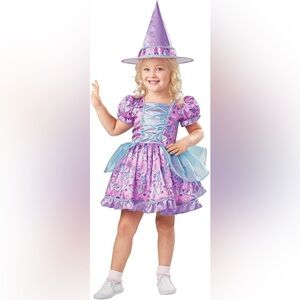 Toddler Girl Sweet Witch Halloween Costume - Size 12/18 Months